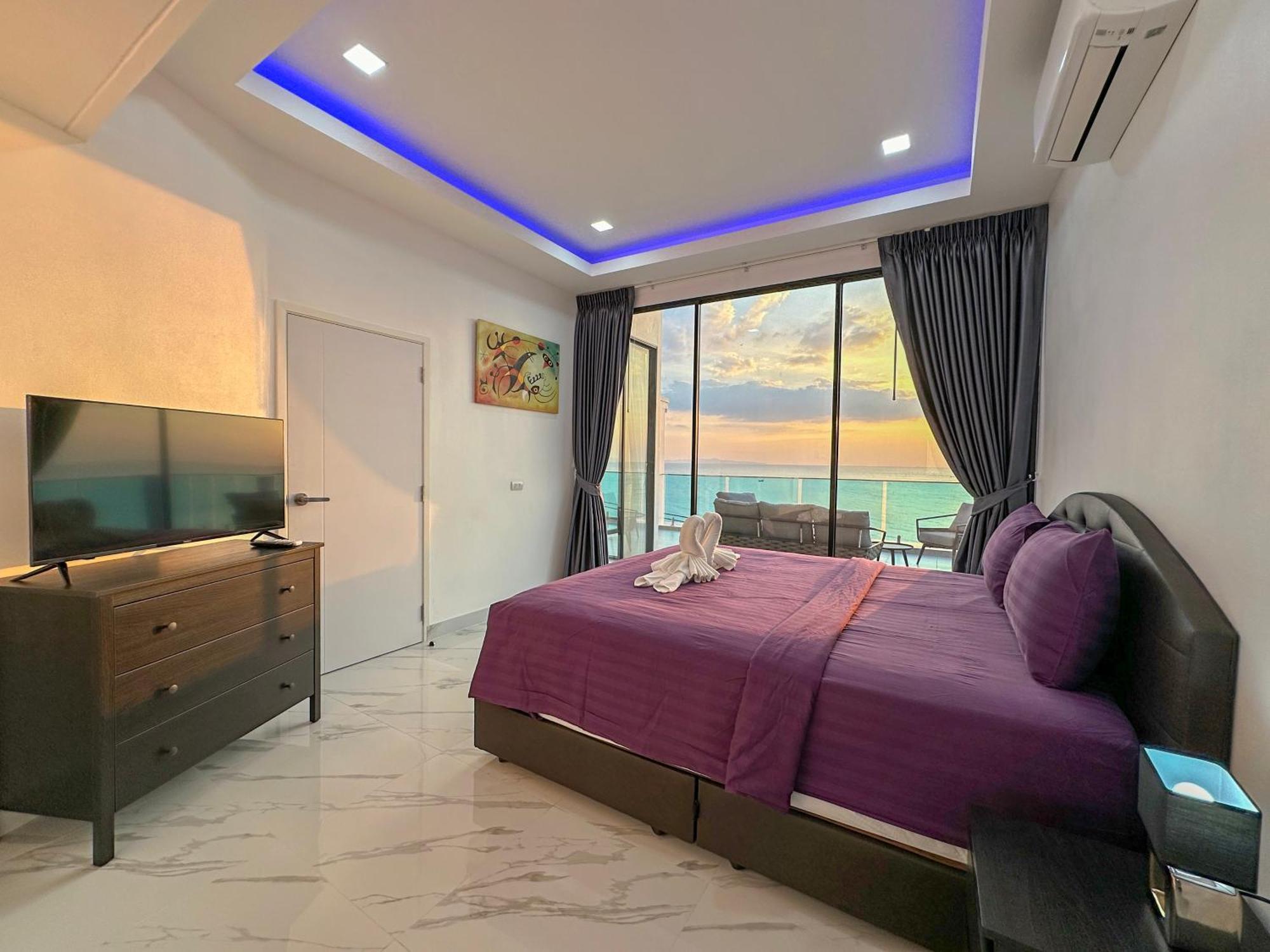 Stunning Beachfront View Luxurious Apartment 40 Джомтьєн-Біч Екстер'єр фото