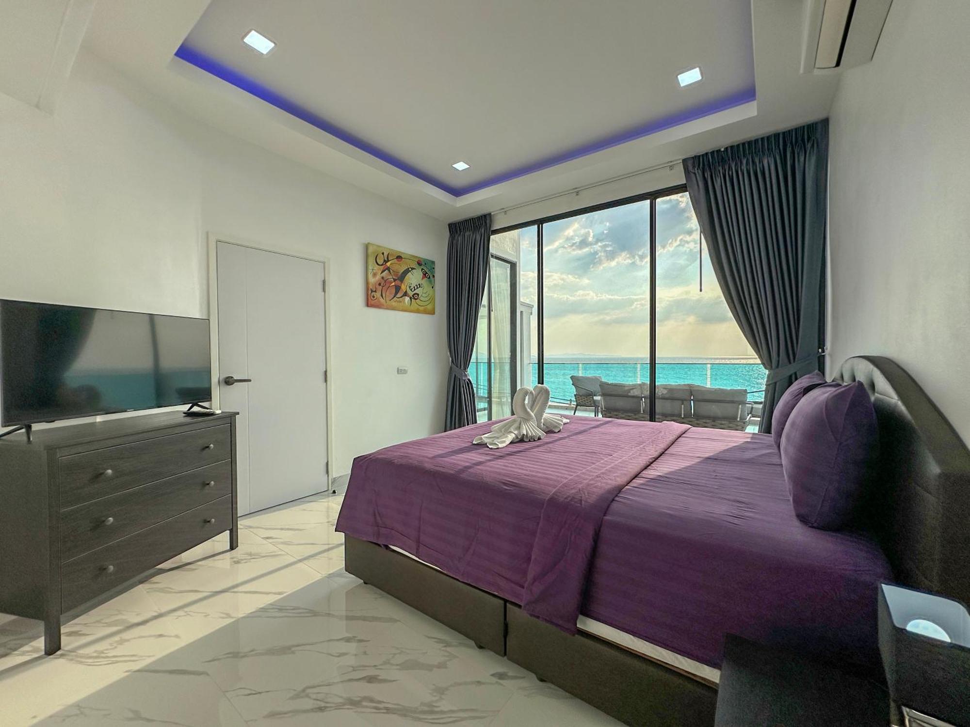Stunning Beachfront View Luxurious Apartment 40 Джомтьєн-Біч Екстер'єр фото